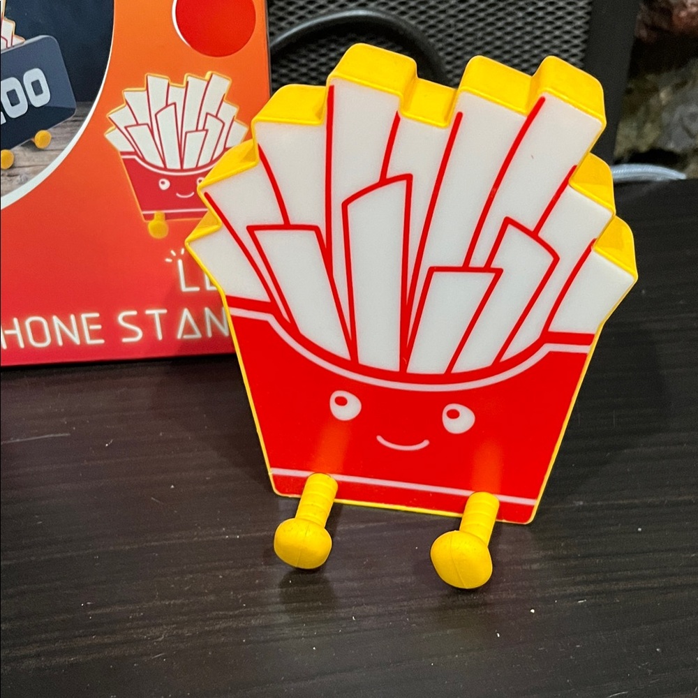 French Fry Phone Stand - Red and Yellow new
